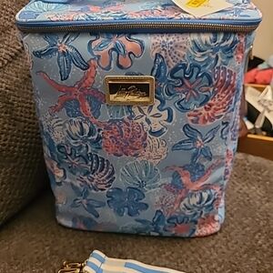 Lilly Pulitzer Blue Floral Women's Bag